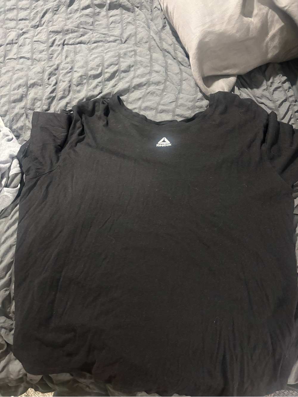 Reebok Black Crew Neck T-Shirt